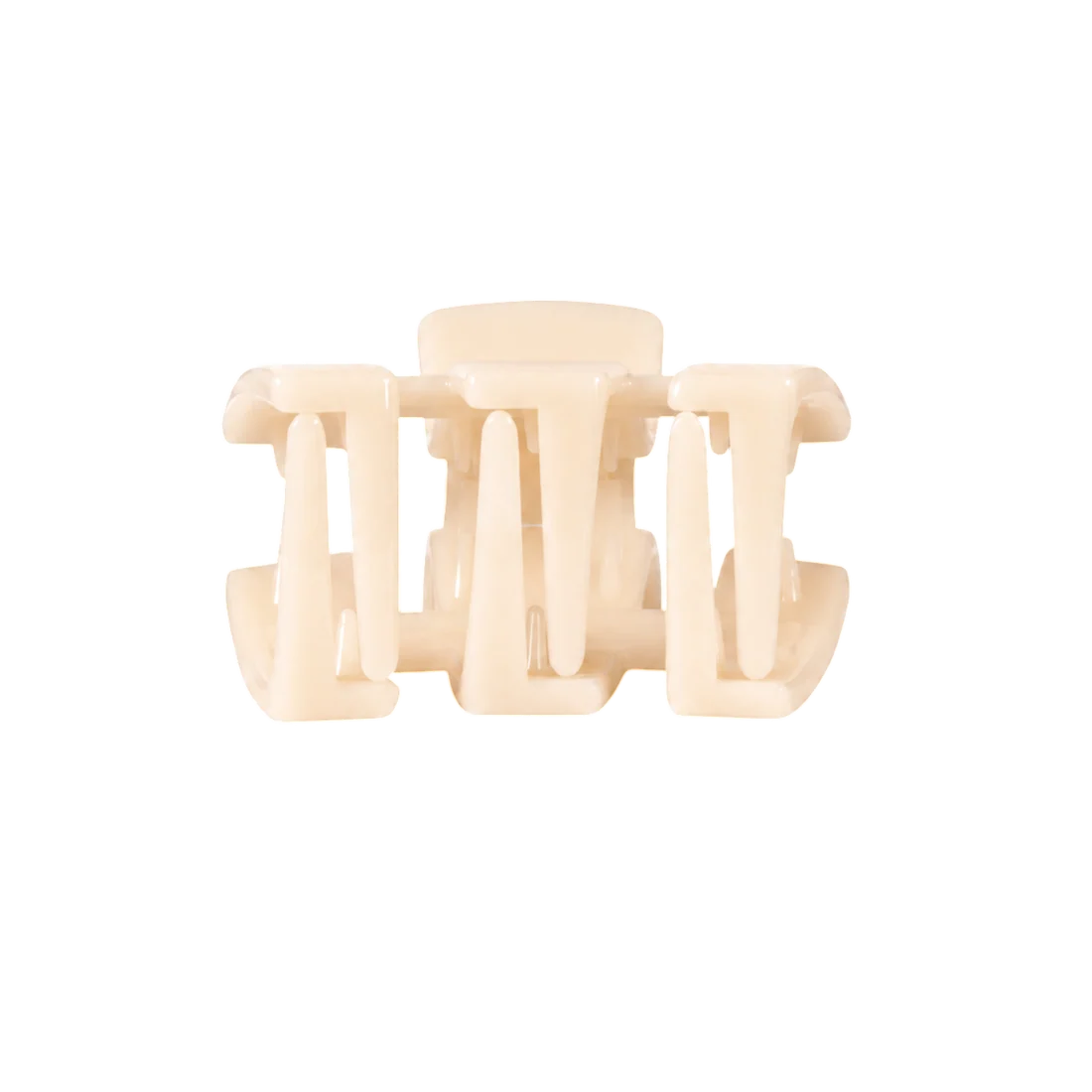 Teleties | Classic Almond Beige Petite Claw Clip