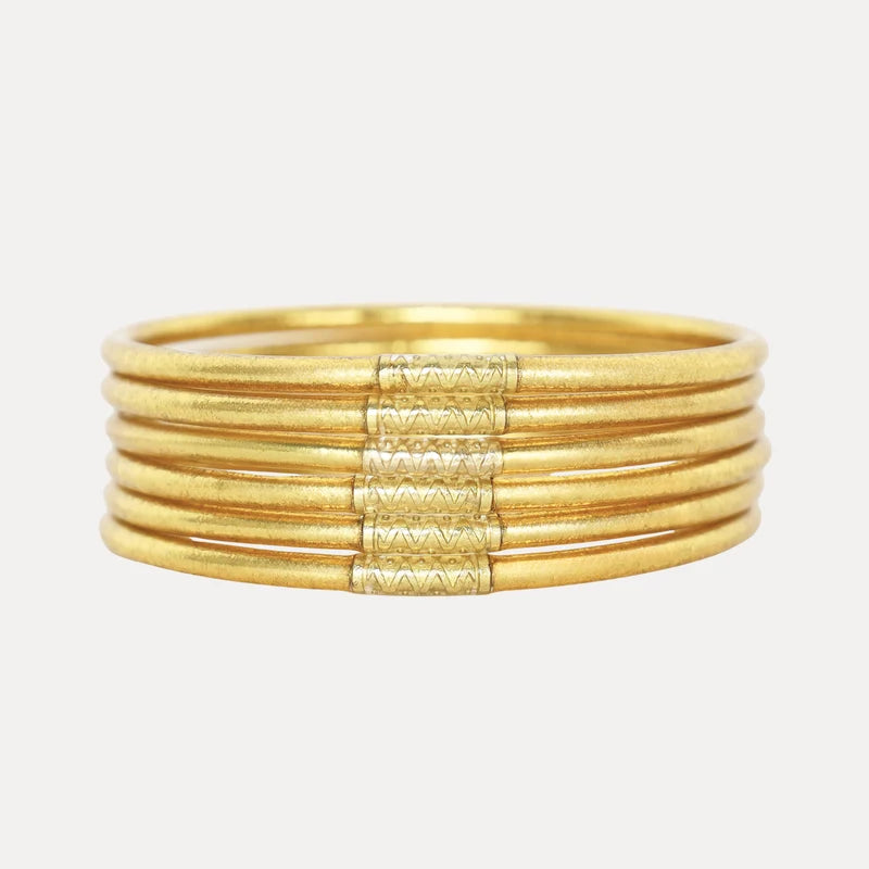 BuDhaGirl | Aura Lumine All Weather Bangles (Set of 6)