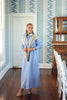 Karlie | Hailey Stripe Poplin Maxi Shirt Dress with Sweater