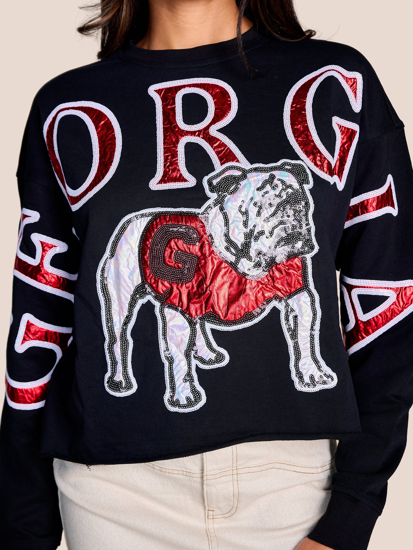 Stewart Simmons | GA Stadium Sequin Crewneck