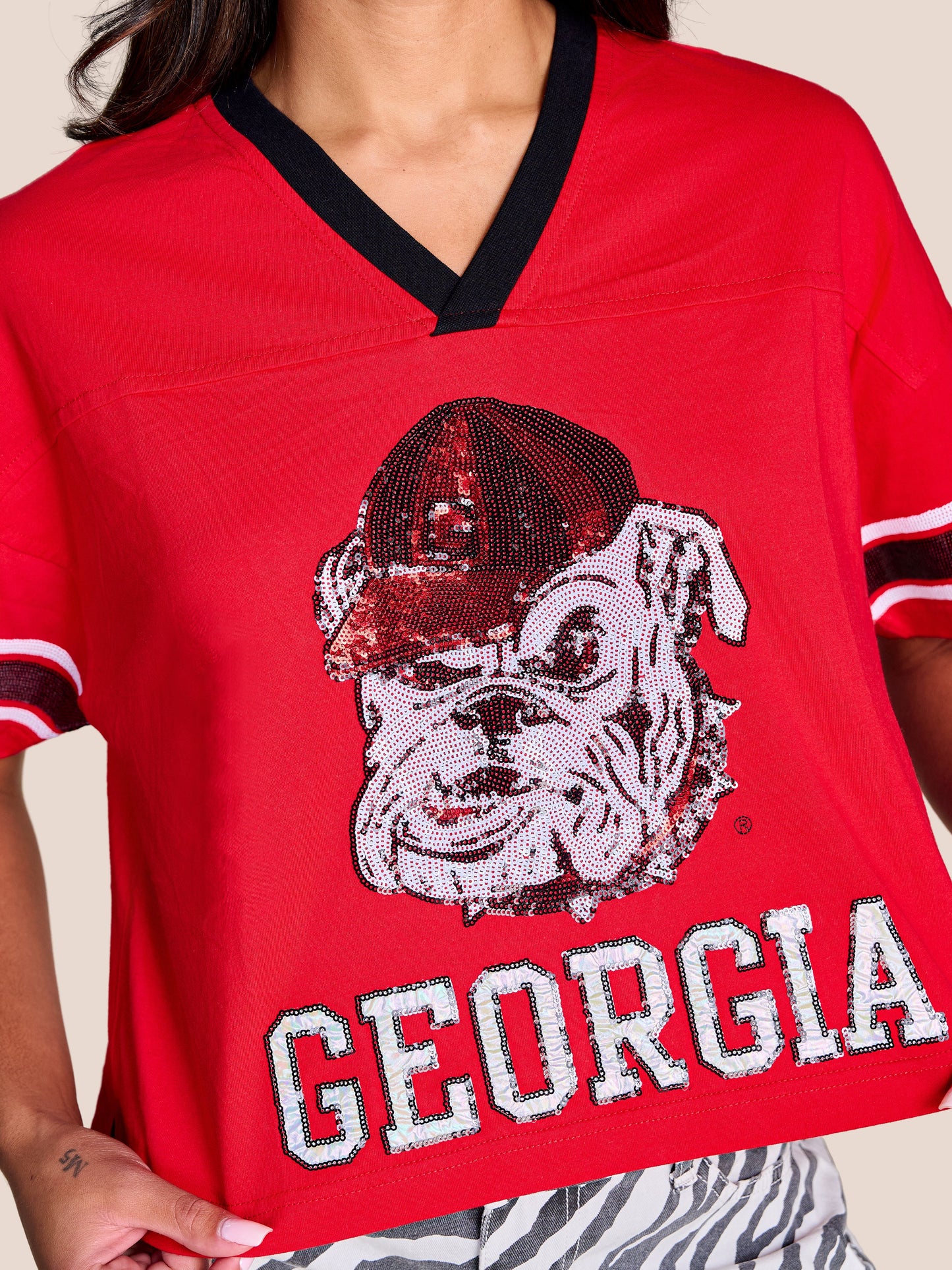 Stewart Simmons | GA Blitz Sequin Jersey Tee