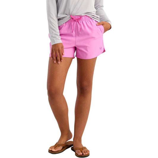 Huk Pursuit Volley Shorts in Bright Pink