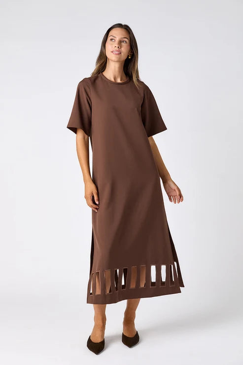 Crosby | Grayson Dress in Brownie