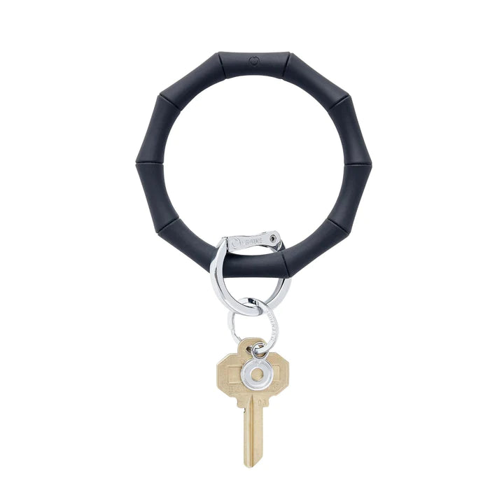 Oventure Back in Black Bamboo Silicone Big Key Ring
