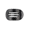 Teleties | Black Polka Dot Party Medium Flat Round Hair Clip