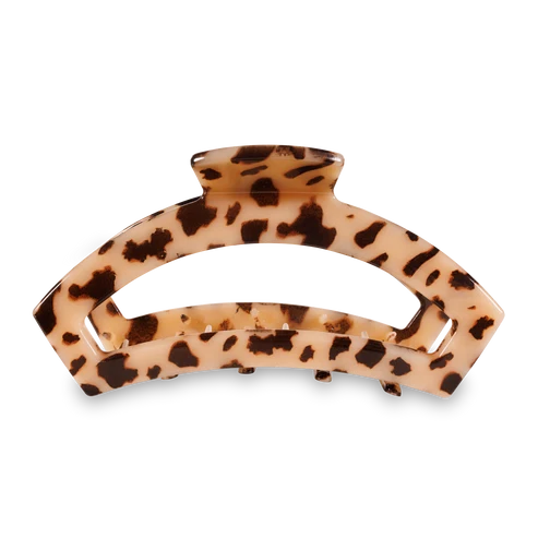 Teleties | Open Blonde Tortoise Large Hair Clip