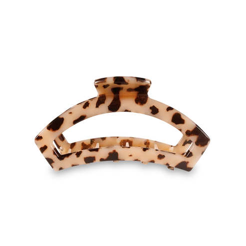 Teleties | Open Blonde Tortoise Medium Hair Clip