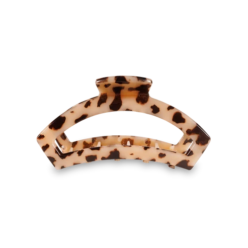 Teleties | Open Blonde Tortoise Small Hair Clip