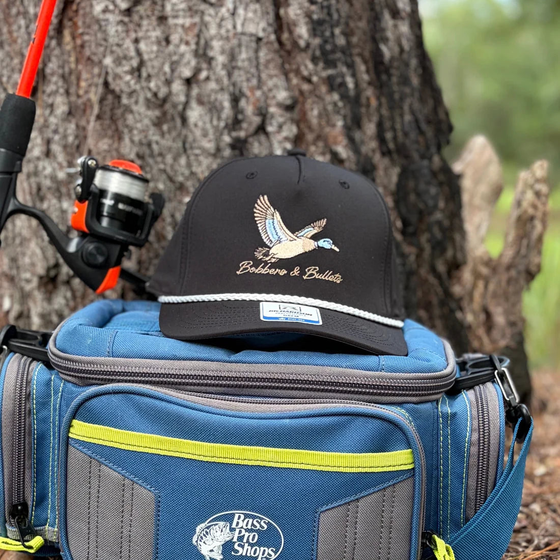Bobbers & Bullets | Black Mallard Hat
