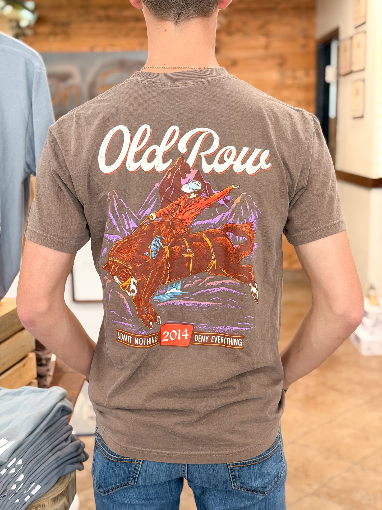 Old Row | The Banquet Cowboy 2.0 T-Shirt in Espresso
