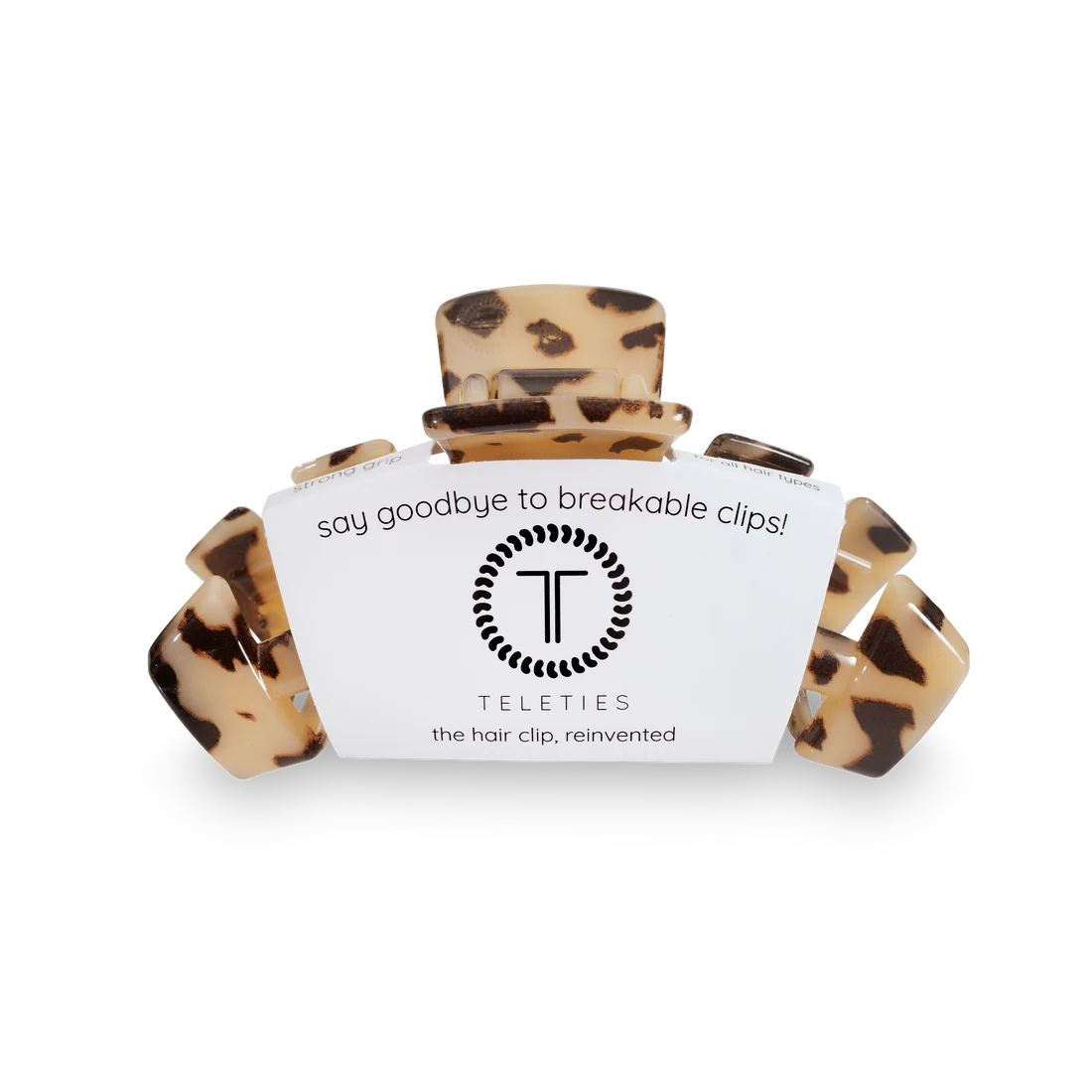 Teleties | Classic Blonde Tortoise Medium Claw Clip