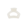 Teleties | Open Coconut White Petite Hair Clip