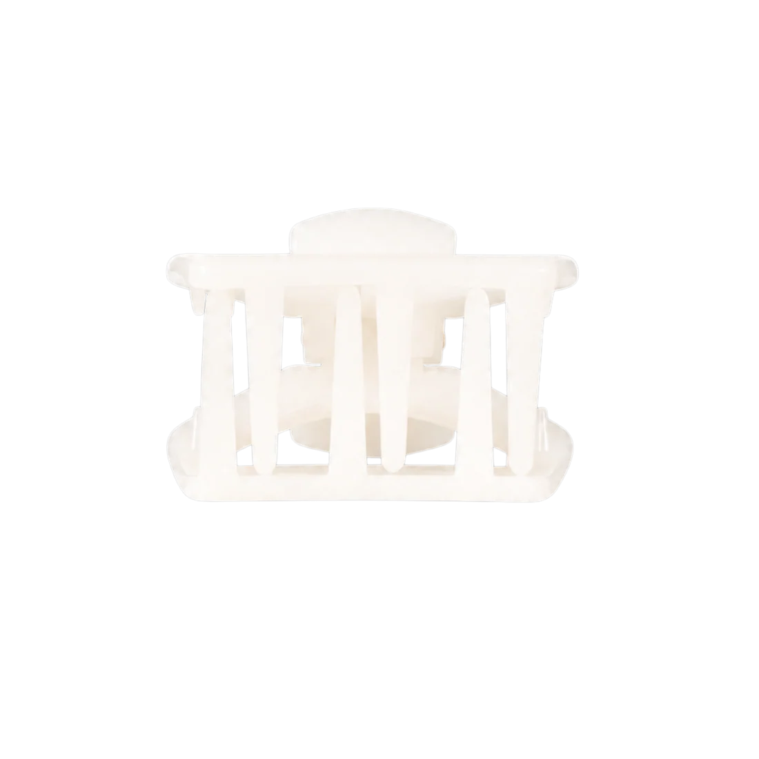 Teleties | Open Coconut White Petite Hair Clip