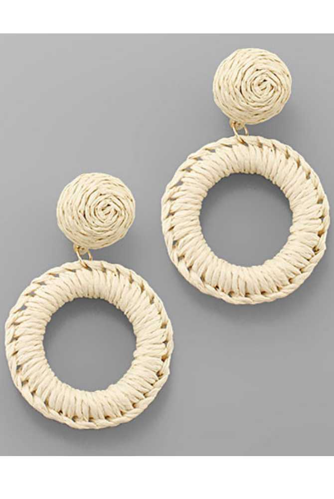 Lattan Circle Earrings