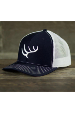 Hunt to Harvest Signature Hat in Navy & White