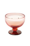 Aura 6 oz Rose & Red Goblet Candle in Saffron Rose