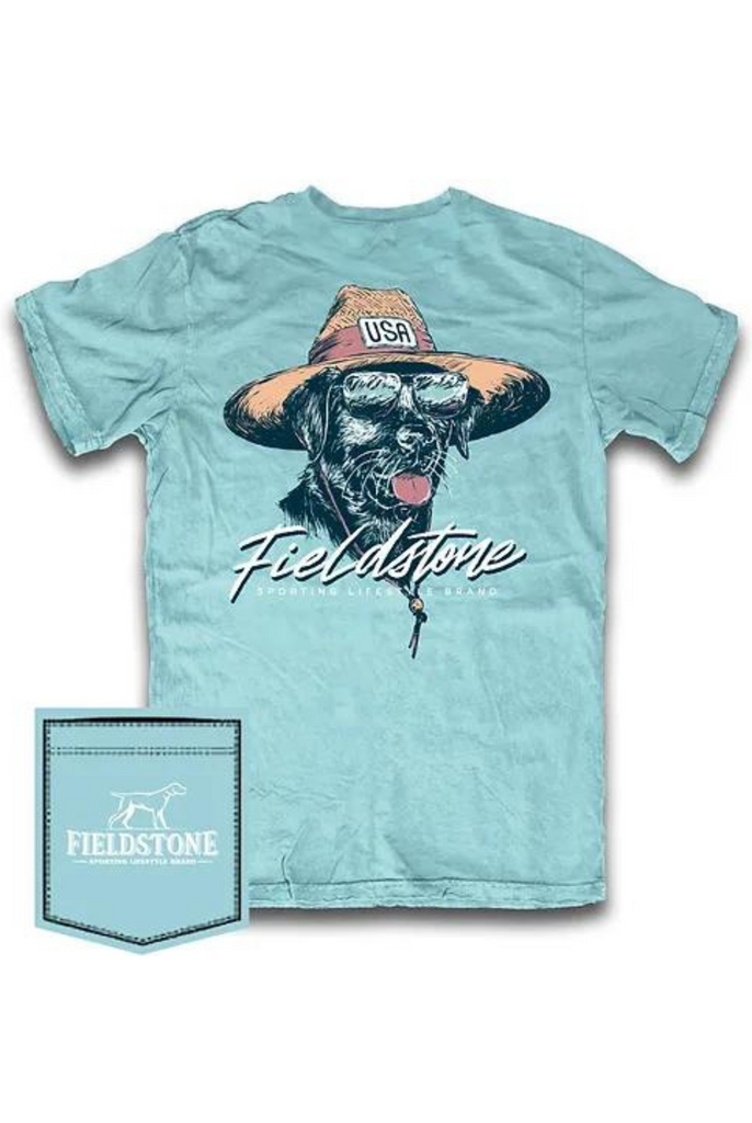 Fieldstone Youth Beach Bum T-Shirt in Chalky Mint