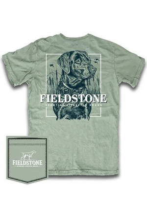 Fieldstone Monotone Dog T-Shirt in Bay