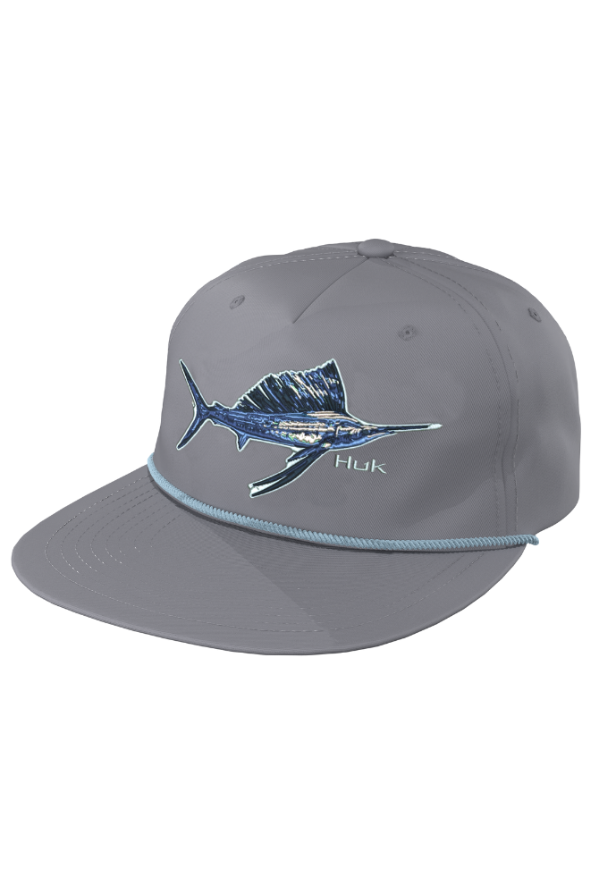 Huk Stitch Fish Rope Trucker Hat 016