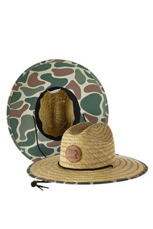 Roost Straw Hat Camo Patch