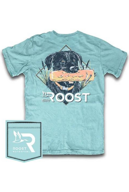 Roost Youth Bumper Lab T-Shirt in Chalky Mint