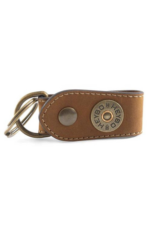 Heybo Leather Key Fob in Brown
