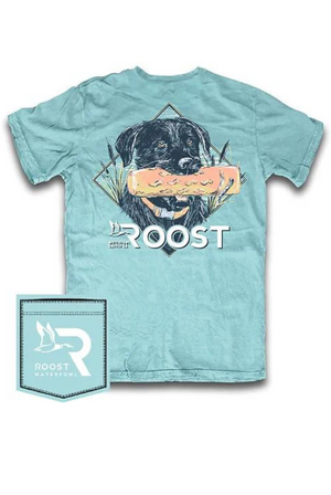 Roost Bumper Lab T-Shirt in Chalky Mint