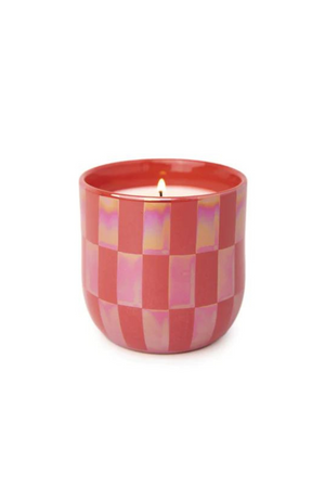Lustre Matte Coral 10 oz Candle in Cactus Flower