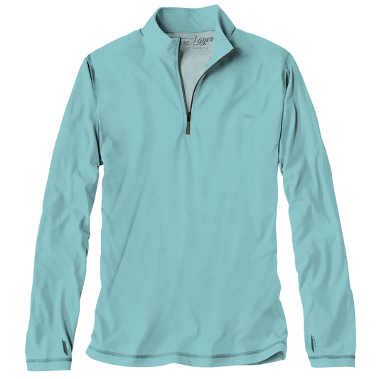 Over Under I Core Layer DriRelease 1/4 Zip in Waterspout