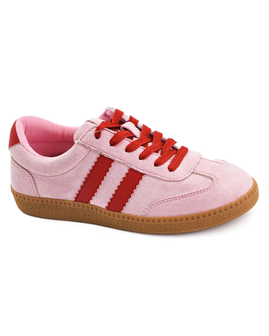Corkys | Heads Up Sneakers in Red/Pink