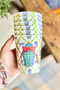 Plaid Bow Ginger Jar Reusable Cup - Set of 6