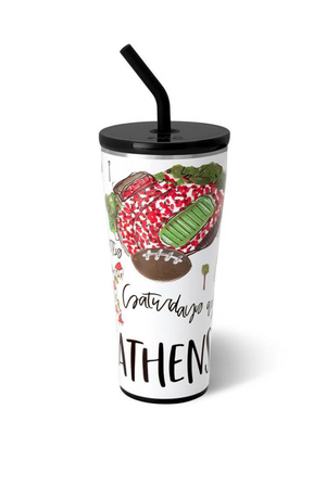 Saturdays In Athens Straw Tumbler (32oz)