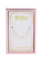 Kids 18k Gold Plated Mini Pearl Beaded Portion Necklace