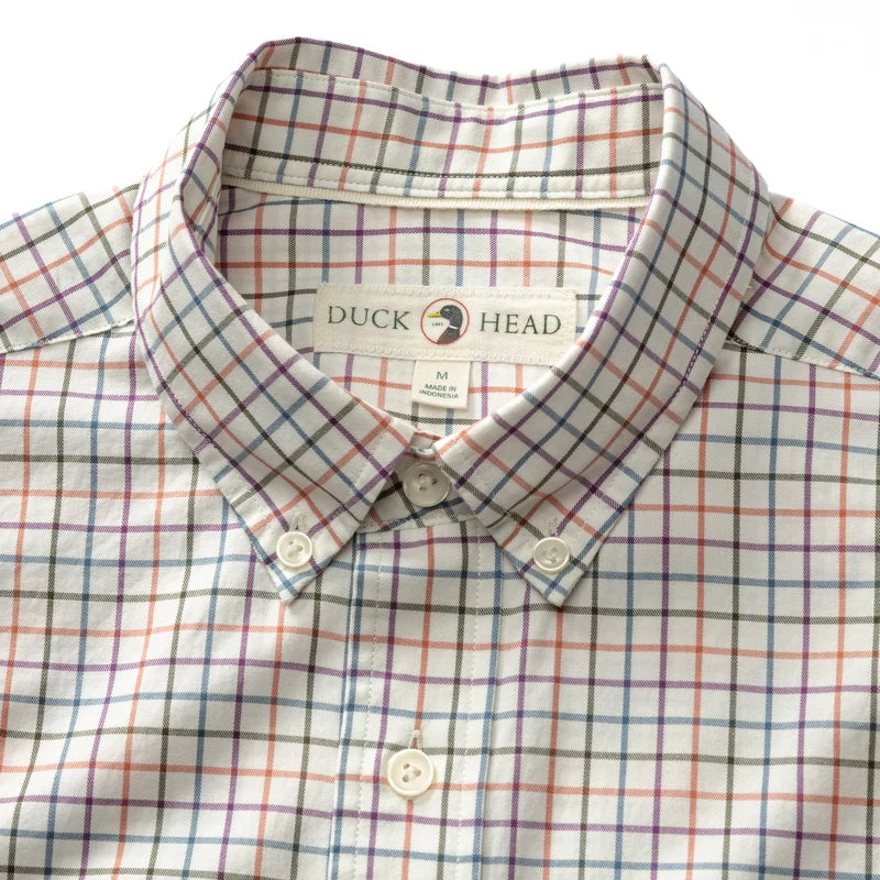 Duck Head | LS Cotton Twill Sport Button Down in Weathered Rose