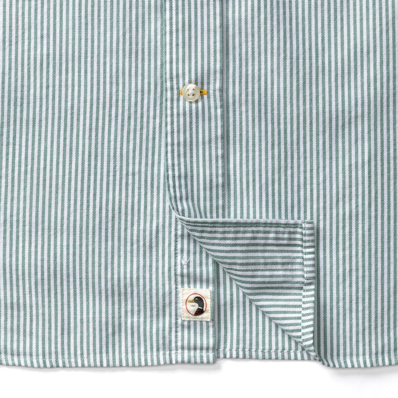 Duck Head | LS Cotton Oxford Sport Button Down in Hunter Green