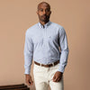 Duck Head | LS Performance Poplin Sport Button Down in Midnight Teal