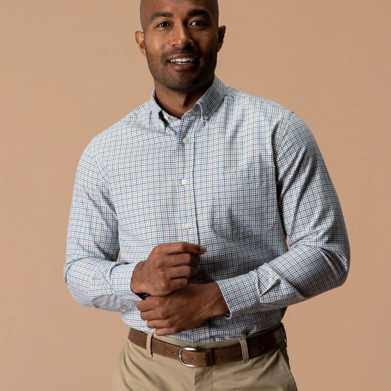 Duck Head | LS Cotton Oxford Sport Button Down in Amberwood