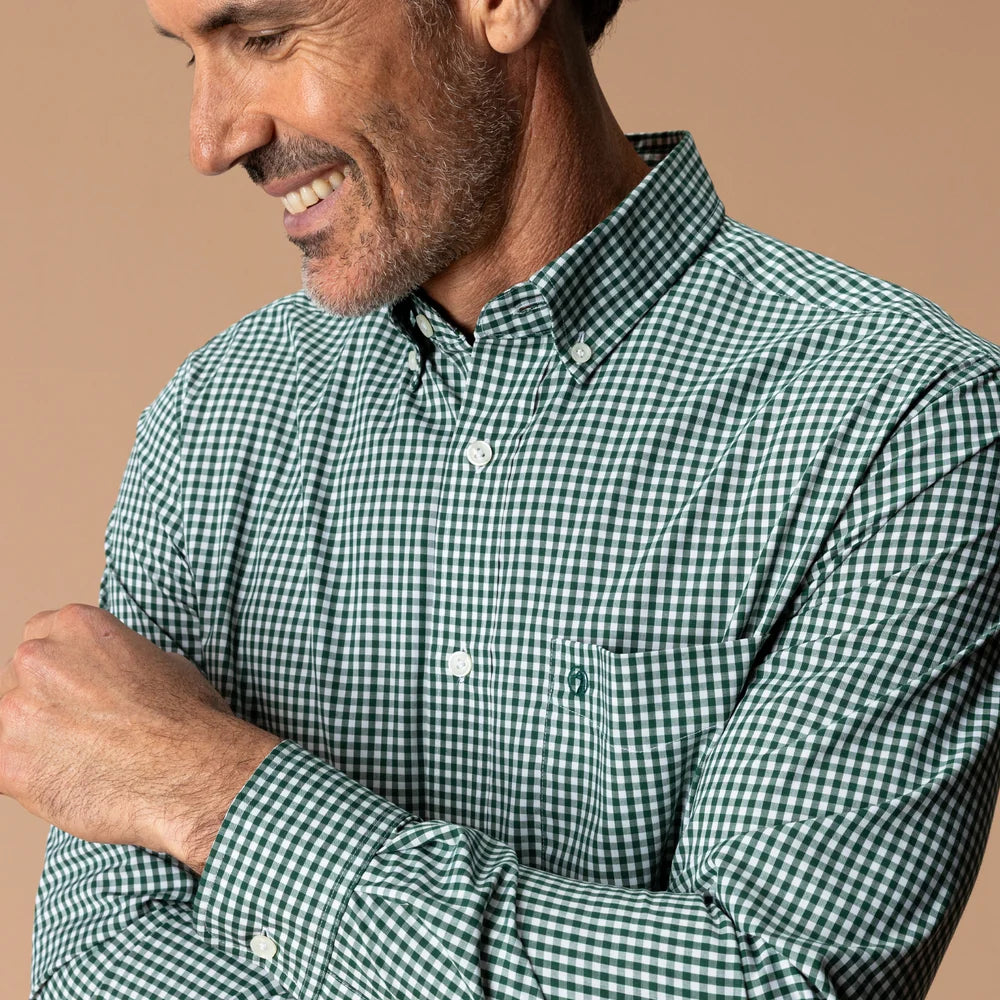 Duck Head | LS Performance Poplin Sport Shirt in Pritchard Plaid
