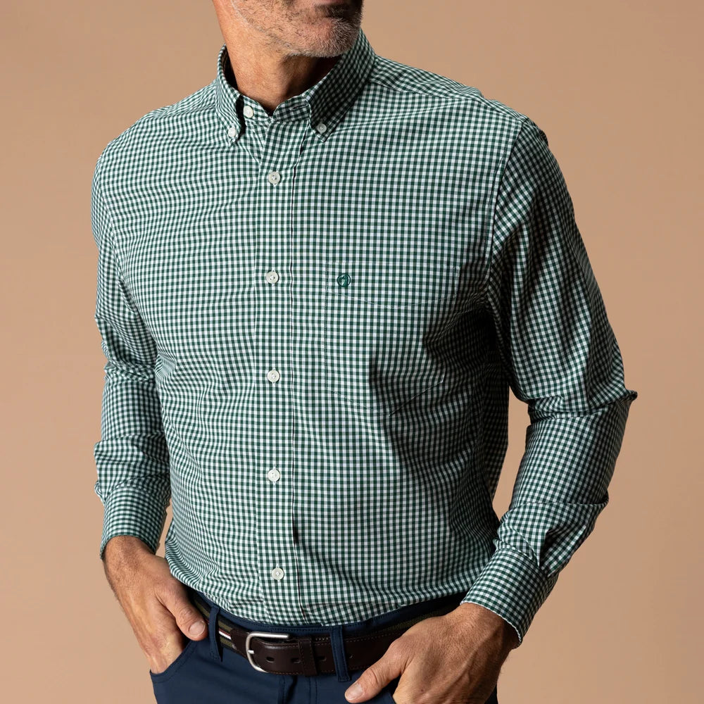 Duck Head | LS Performance Poplin Sport Shirt in Pritchard Plaid