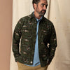 Duck Head | Slater Moleskin Overshirt in Dark Forest Green