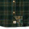 Duck Head | LS Corduroy Snap Shirt in Pine Grove