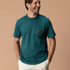 Duck Head | Duck Head Logo SS T-Shirt in Midnight Teal