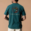 Duck Head | Duck Head Logo SS T-Shirt in Midnight Teal