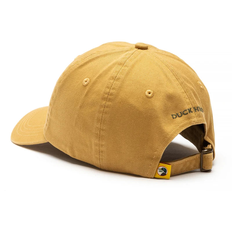 Duck Head | Circle Patch Twill Hat in Gold
