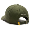 Duck Head | Circle Patch Twill Hat in Dark Forest Green