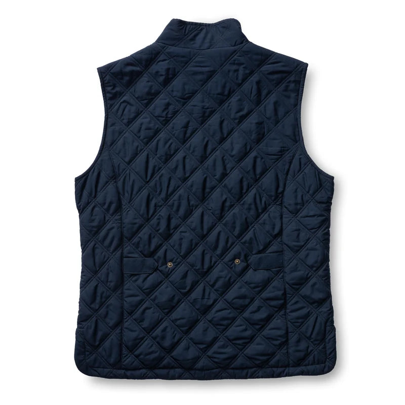 Duck Head | Fremont Sport Performance Quilted Vest in Deep Navy