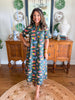 Caryn Lawn | Georgia Duck Dress in Green
