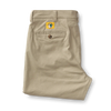 Duck Head | Classic Fit Gold School Chino in Khaki Gold Patch