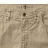 Duck Head | Classic Fit Pinpoint Canvas Five-Pocket Pant in Khaki