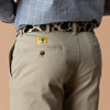 Duck Head | Classic Fit Gold School Chino in Khaki Gold Patch